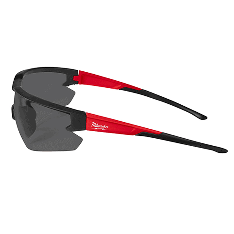 Milwaukee 48-73-2005a óculos de segurança lentes pretas anti nevoeiro resistente a riscos ajustável nariz almofada óculos ferramentas acessório