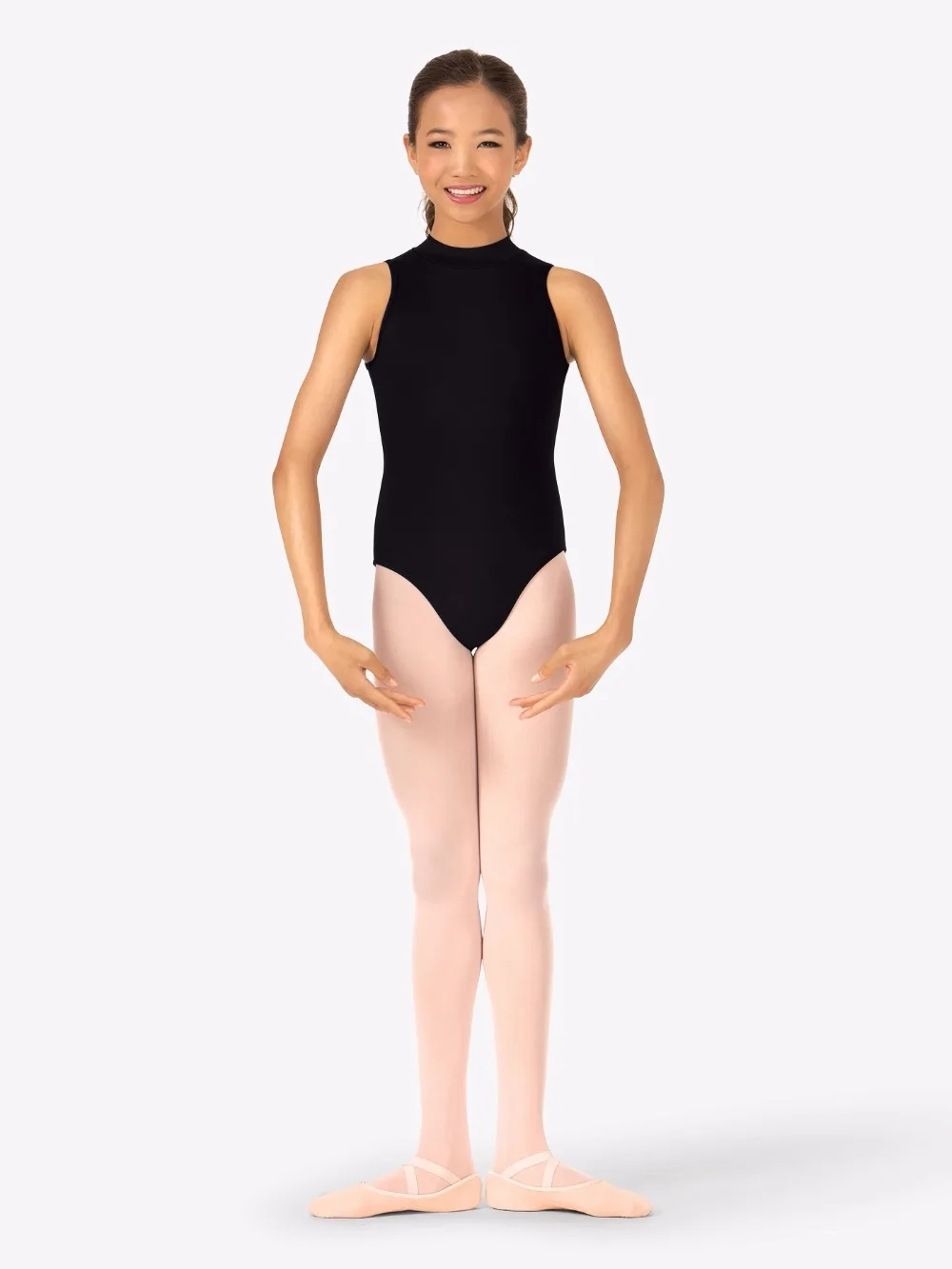 SPEERISE สีดําบัลเล่ต์เต้นรําคอเต่าถัง Leotards ชุดว่ายน้ํา Backless สําหรับเด็ก Spandex สาวยิมนาสติก Bodysuit เครื่องแต่งกาย