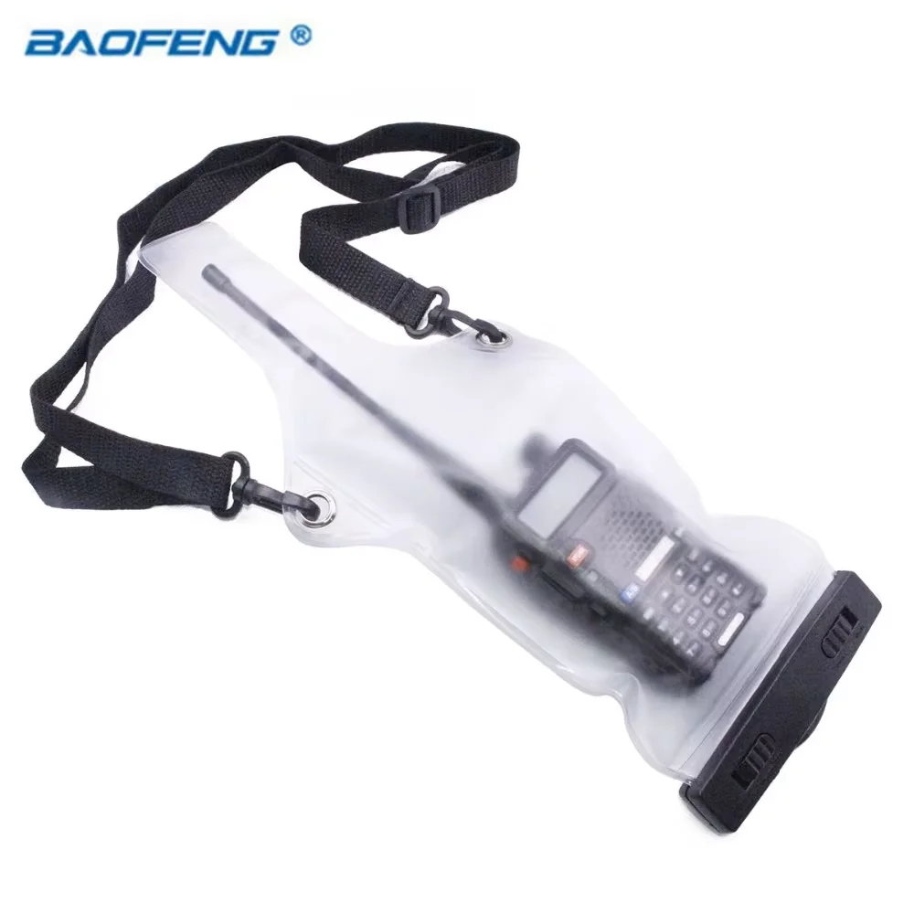ABBREE Walkie Talkie Quansheng UVK5(8) UV K6 K5 IP67 Wodoodporny pokrowiec na torbę Motorola Baofeng UV-5R BF-888S UV-21 PRO