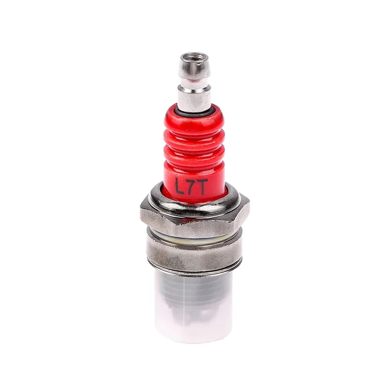 2PCS 3-Sided POLE Spark Plug L7TJC สําหรับลูกโซ่เบนซินและเครื่องตัดแปรงสวนเครื่องจักรเครื่องตัดหญ้าเครื่องมืออุปกรณ์เสริม