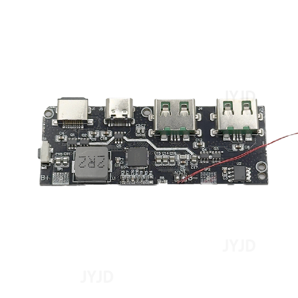 QC4.0 QC3.0 LED Dual USB 5V 4.5A 22.5W Micro/Type-C USB Mobiele Power Bank 18650 Oplaadmodule Temperatuurbescherming