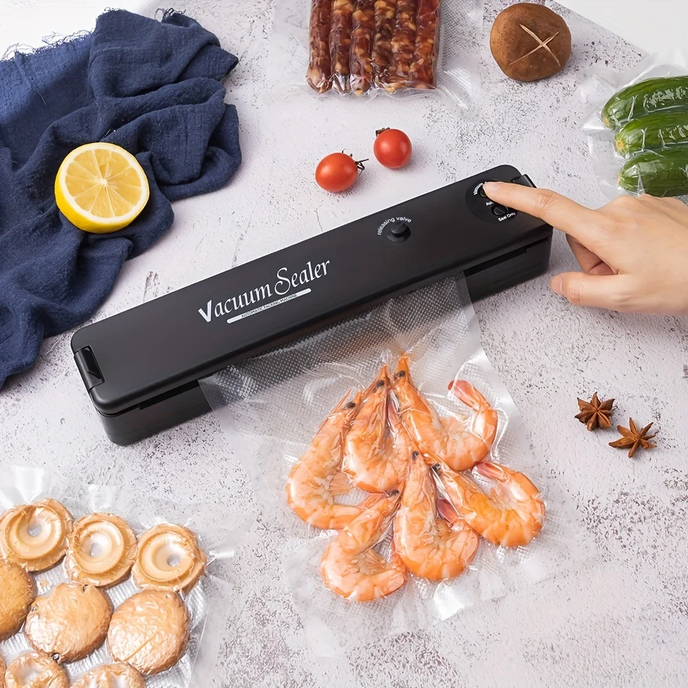 Machine à sceller sous vide pour aliments, système de scellage automatique pour conserver les aliments, pour le stockage des aliments secs avec 10 sacs scellés