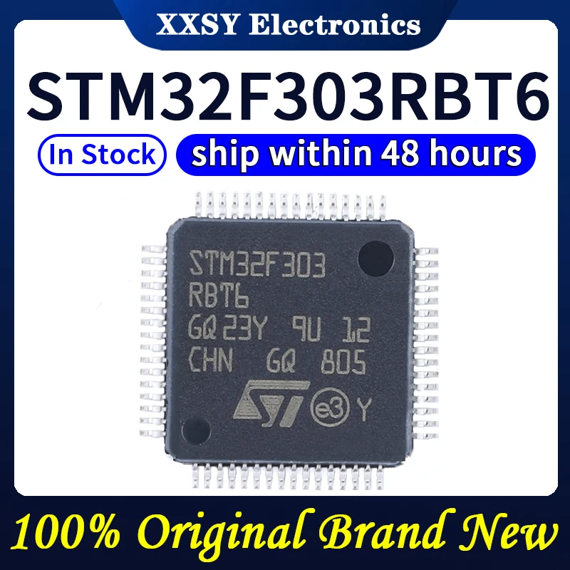 STM32F303CBT6 STM32F303CCT6 STM32F303RBT6 STM32F303RCT6 STM32F303RET6 STM32F303VCT6 STM32F303VET6 En stock 100% Original y nuevo