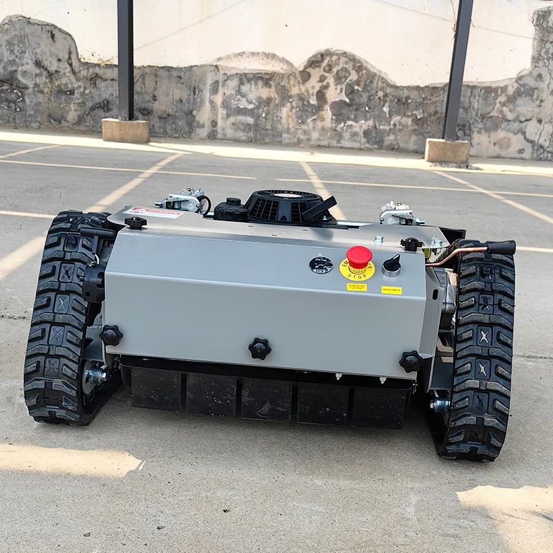 Aangepaste goedkope groothandel rijden automatische zero turn crawler grasmaaier afstandsbediening grasmaaier voor tuin