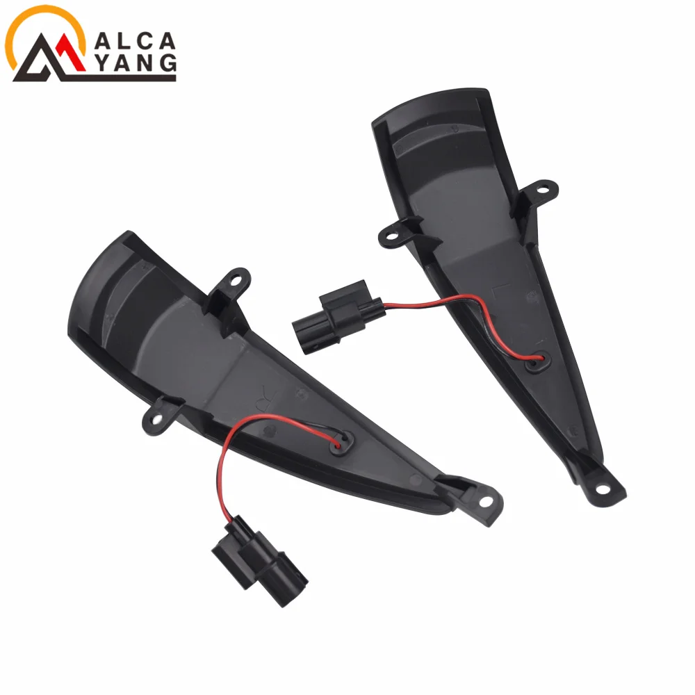 2X intermitente dinámico luz LED de intermitente lámpara de espejo lateral para Honda Civic 8th MK8 Hatchback 3D 5D 2006 2012 FN2 FN FK