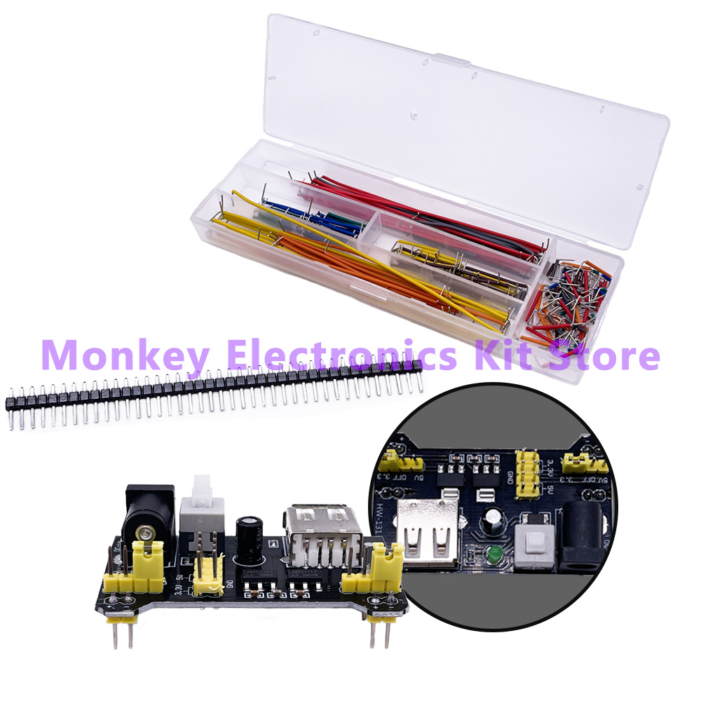 830-placa de pão potenciômetro de resistência jumper led kit eletrônico é adequado para arduino compatível r3 obter kit inicial