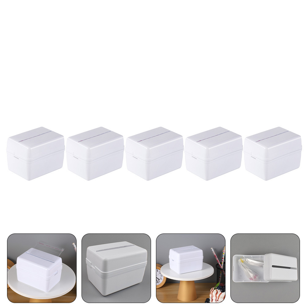 5Sets Kuchen Ziehen Box Kunststoff Geburtstag Party Decor Kuchen Pull Out Kit Überraschung Geburtstag Requisiten