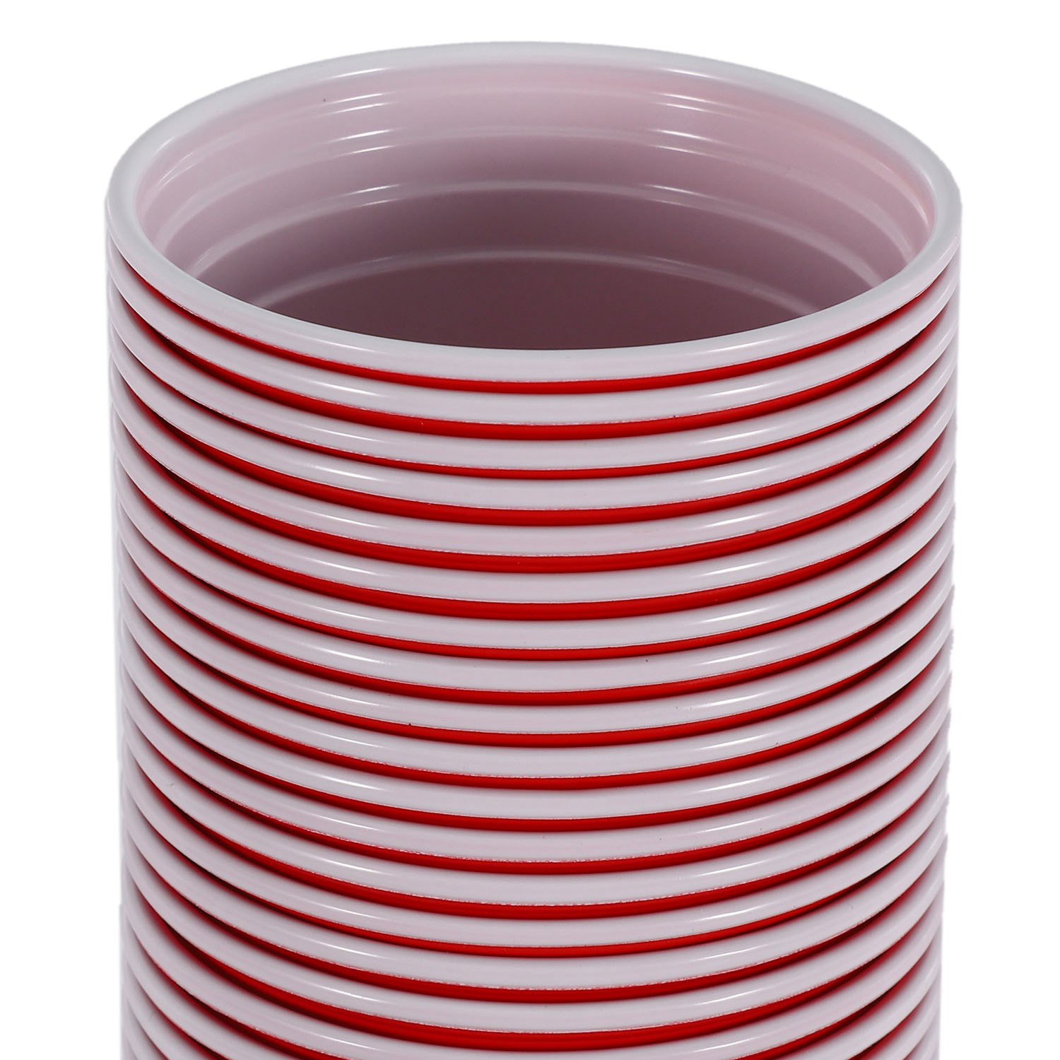 50Pcs/Set 450Ml Red Disposable Plastic Cup Cup Bar Restaurant Supplies for