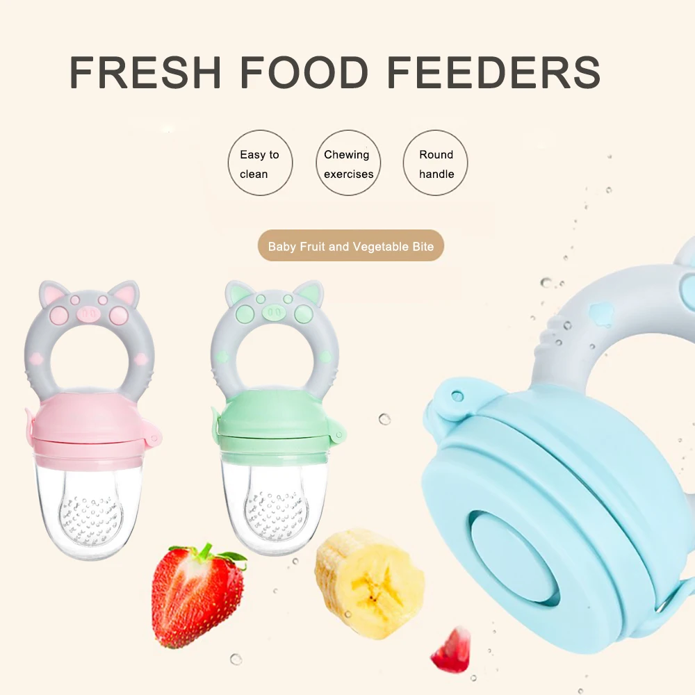 ซิลิโคนอาหารสด Nibbler Baby Feeder เด็กสาวผลไม้หัวนมให้อาหารเด็กทารกที่ปลอดภัยอุปกรณ์จุกนมหลอกขวด
