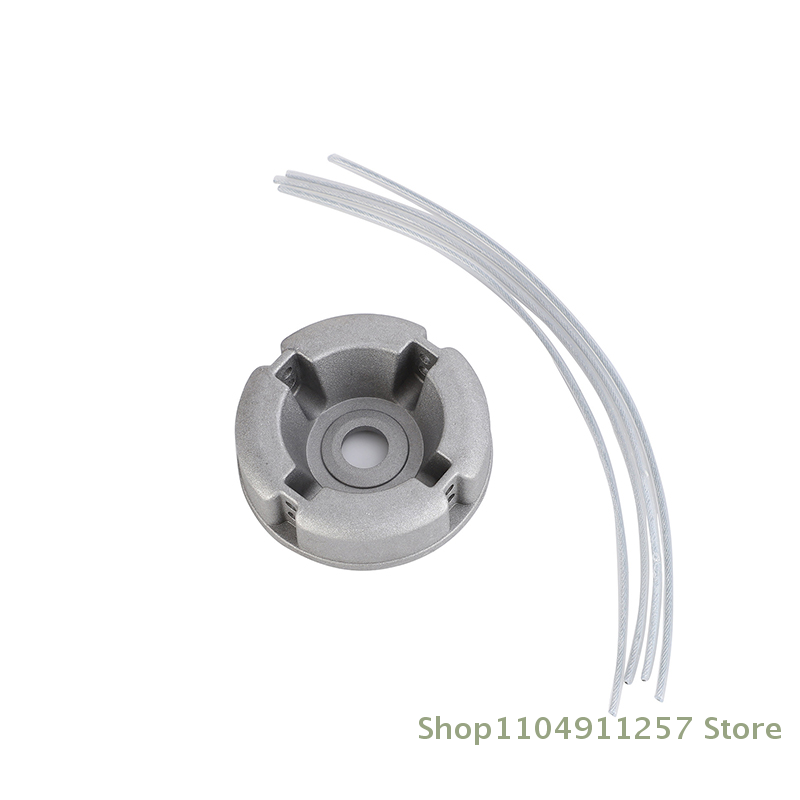 Cabeça universal do cortador de grama da liga de alumínio com linha de corte de grama de aço de náilon peças de reposição do cortador de grama