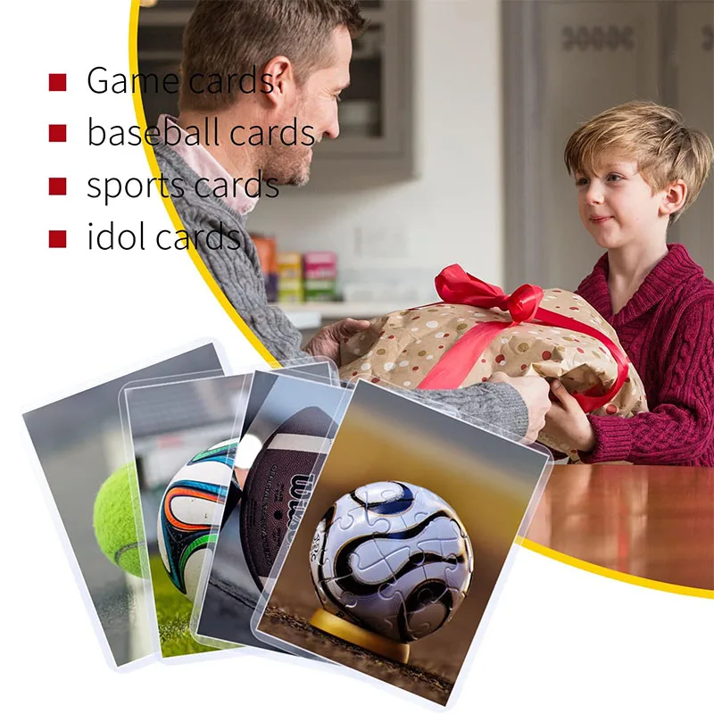 5 stks Kaarthoezen Houder Spelkaarten TopLoaders PVC Hard Plastic Speelgoed Top Loaders Voor Protectors Trading Storage Gift 3x4 inch