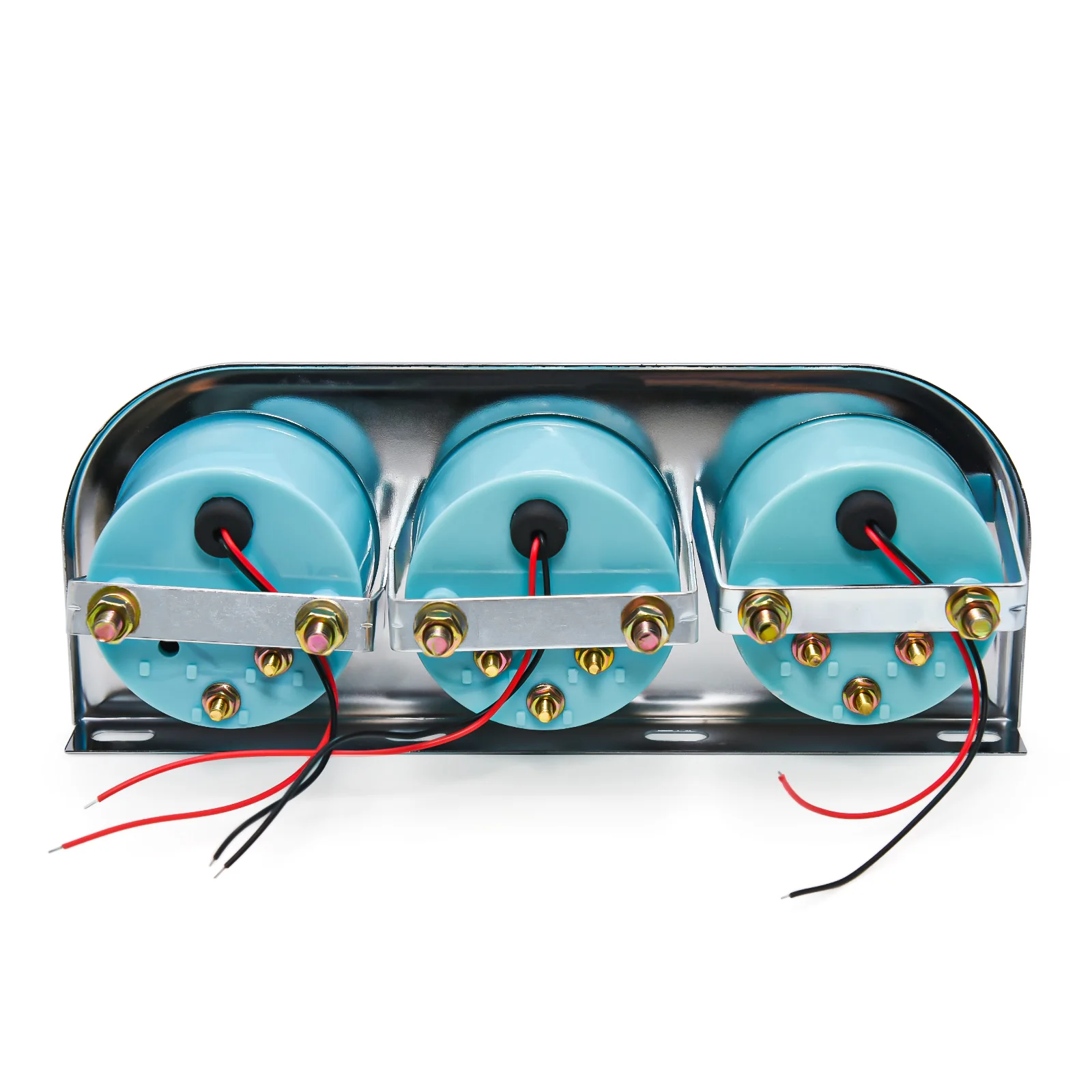 52 mm 3-in-1 Öldruckmesser + Voltmeter + Wassertemperaturanzeige Kit Voltmeter mit Sensor Öltemperaturanzeige Dreifachzähler