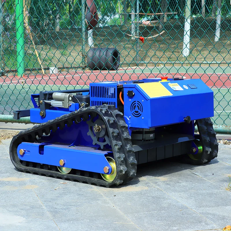 Aangepaste afstandsbediening Crawler Mini Tractor Grasmaaier Goedkope Robot Afstandsbediening Smart Zero Turn Robot Benzine Grasmaaier