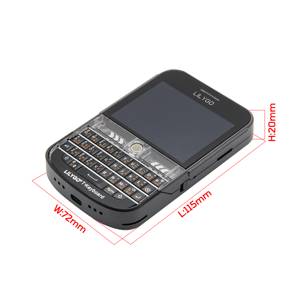 LILYGO® T-Deck Plus Placa de desarrollo LoRaWAN t-deck Plus ESP32-S3, módulo inalámbrico de comunicación de larga distancia, bajo consumo de energía