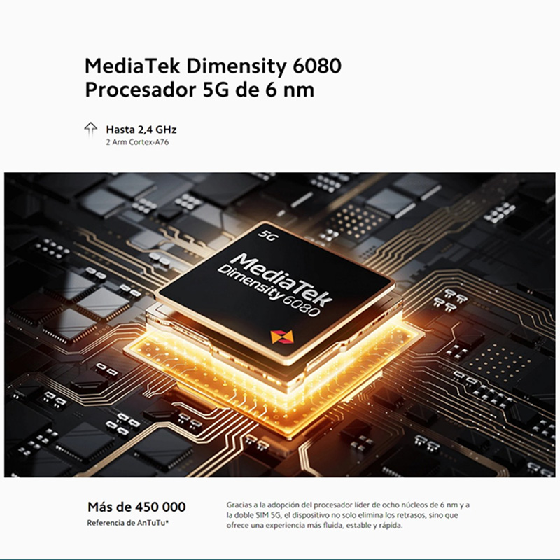 Xiaomi Redmi Note 13 5G 6GB RAM 128GB ROM，NFC,MediaTek Dimensity 6080，120HZ，108MP Camera，33W charging，5000mAh