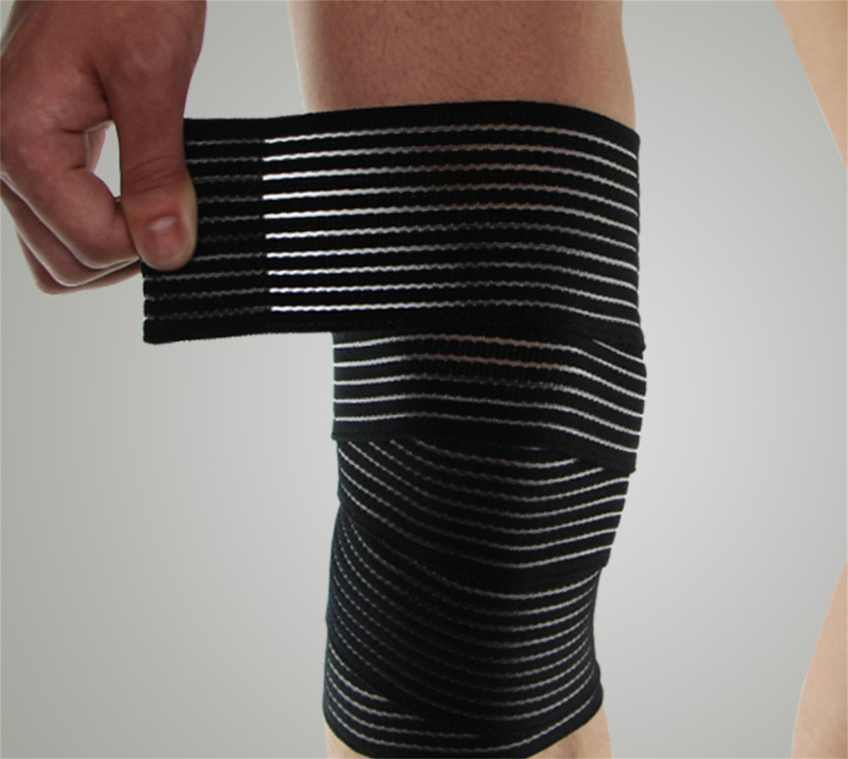 Enveloppement extensible exercice fitness yoga correction bandage cheville garde poignet coude genou jambe taille