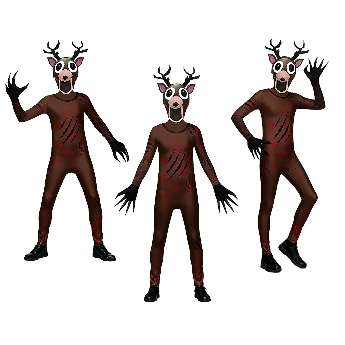 99 notti nella foresta cervo bambini costume cosplay animale cervo gufo tuta cosplay costumi di festa di halloween per bambini adulti
