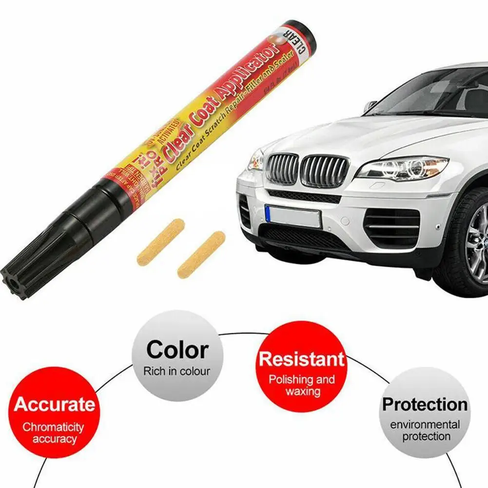 Pluma removedora de reparación de arañazos de coche, herramienta aplicadora de capa transparente, portátil, Universal, pintura automática
