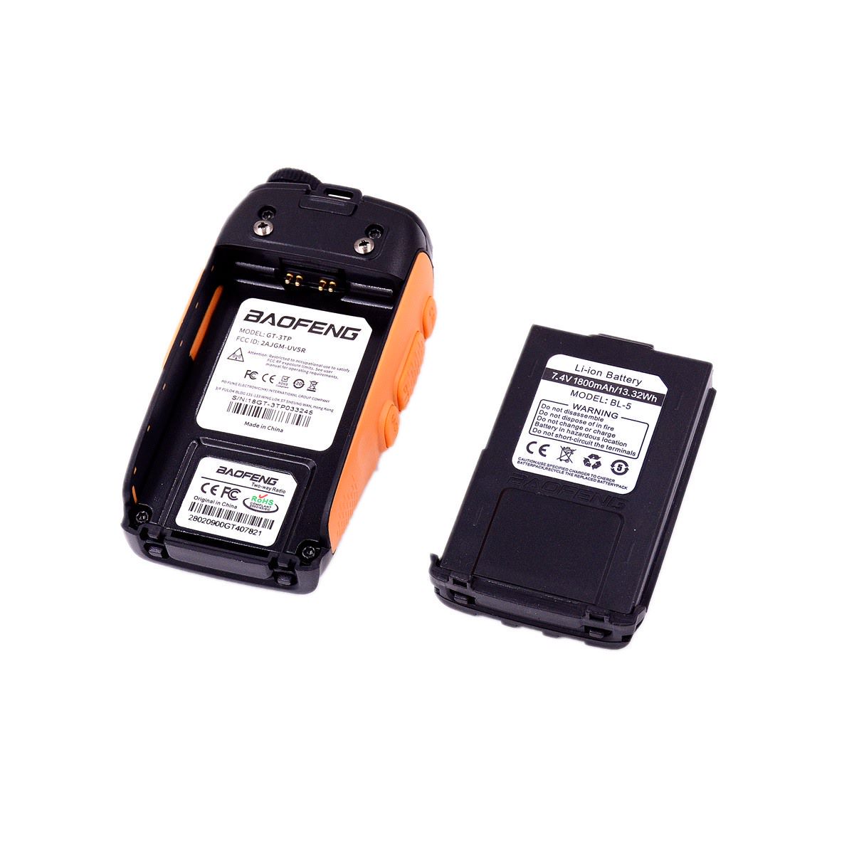 Bộ Đàm Baofeng GT3 TP Di Động 2 Chiều Đài Phát Thanh VHF UHF Bàn Phím Màn Hình LCD 8W 23Cm Anten Độ Lợi Hàm Không Dây giao Tiếp FM Thu Phát