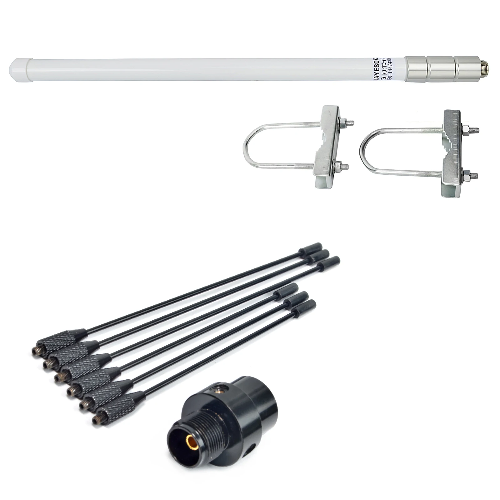Dual Band VHF UHF Fiberglas Antenne 144/430 MHz SO239 Mobile Radio Basis Antenne für Amateurfunk Gerät Repeater Mobile Transceiver