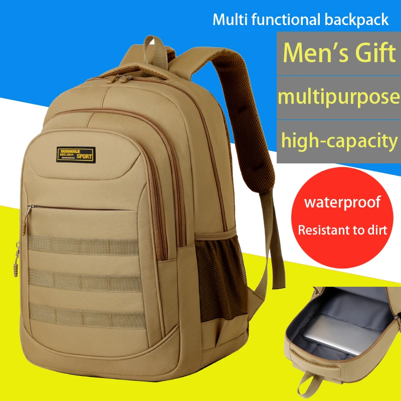 Men's and women's universal backpack, large capacity multi-purpose laptop backpack, durable travel backpack with safety compartm