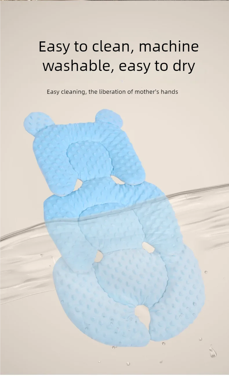 Coussin de poussette pour bébé, insert de matelas isolant universel pour siège auto, maille respirante des deux côtés pour toutes les saisons