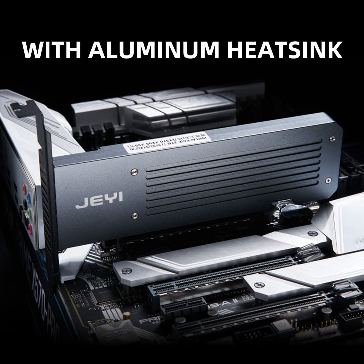 Jeyi 4 ssd m.2 x16 pcie 4,0x4 Erweiterungs karte mit Kühlkörper, unterstützt 4 nvme m.2 256 bis gbps, unterstützt Bifurkation raid