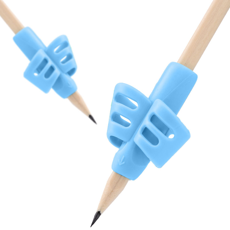 1-3 Trẻ Em Viết Bút Chì Bút Trẻ Em Học Thực Hành Silicone Bút Viện Trợ Tư Thế Thiết Bị Hiệu Chỉnh Dành Cho Học Sinh