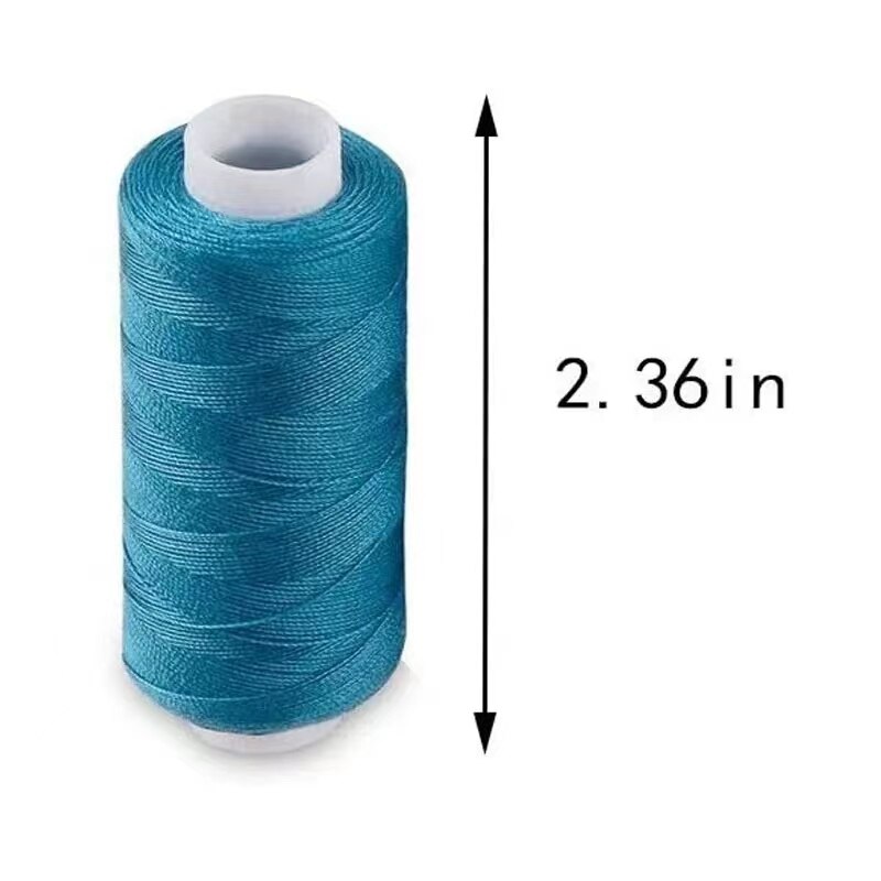24 kleuren naaigaren 100 polyester garen naaigaren rolmachine handborduurwerk 200 meter elke spoel voor thuis naaiset