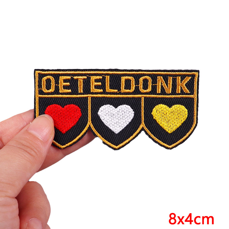 2024 NEW Netherland Oeteldonk Emblem Patches Netherland Carnival Festival Patch Iron On Patches Frog Patch Jackets Sewing Badges