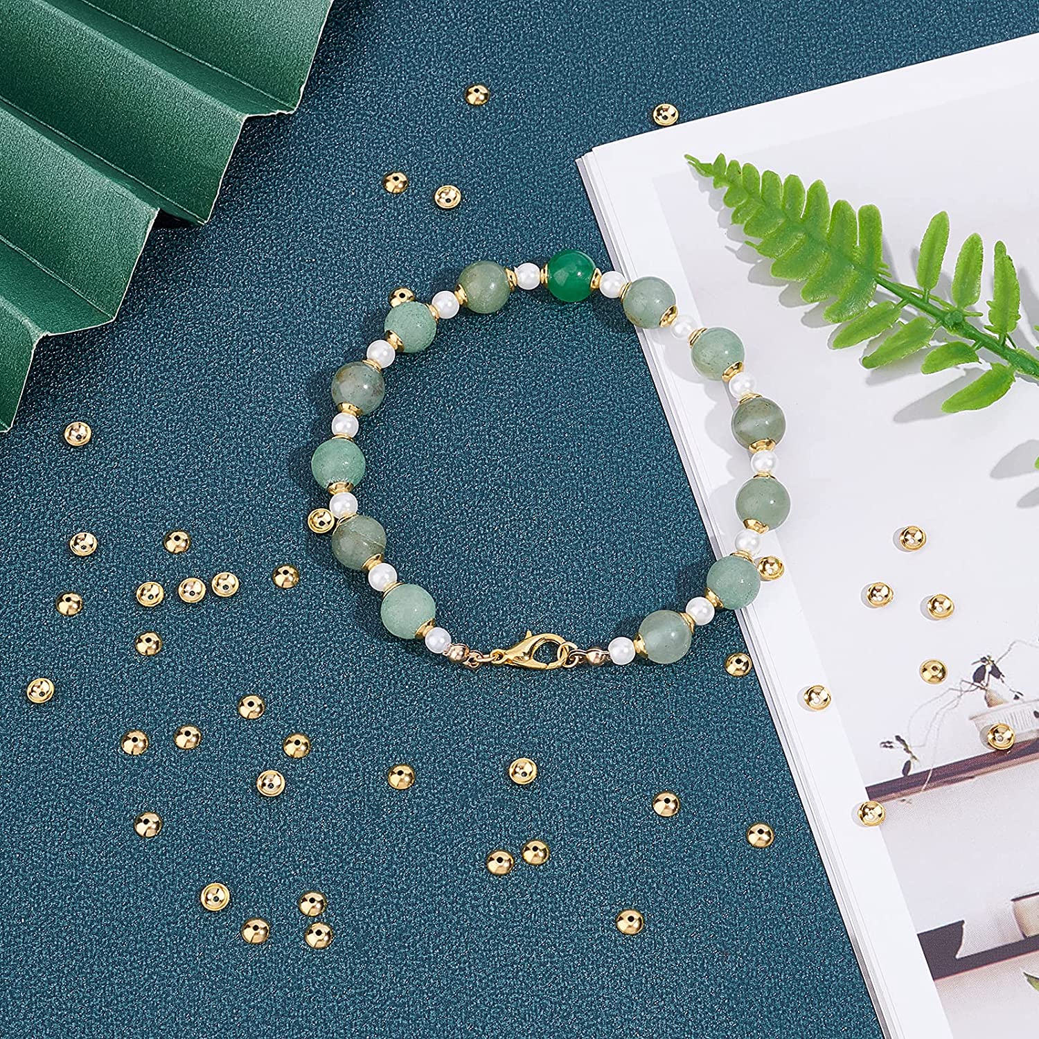 50 個 304 ステンレス鋼ビーズキャップフィッティング 3/4/5/6/8 ミリメートルビーズボール先端カバースペーサージュエリー作成 DIY アクセサリー用品