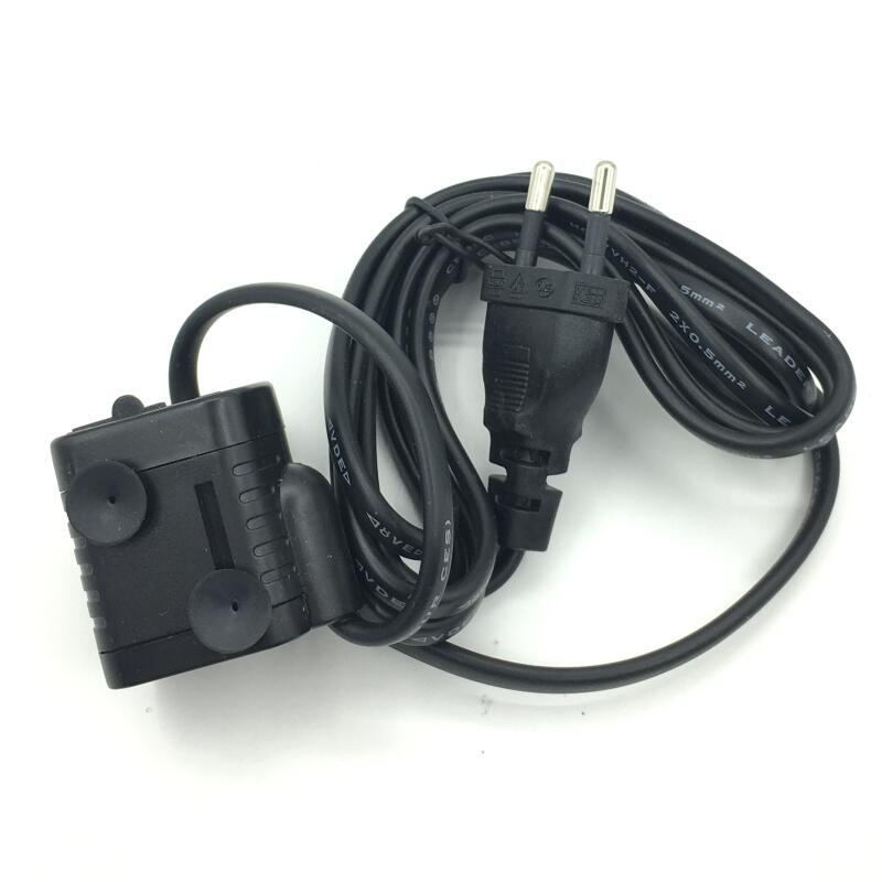 Bomba de agua ultrasilenciosa de 3W CA 220V, caudal de flujo, bomba sin escobillas impermeable, Mini filtro de agua, bomba de fuente para pecera, enchufe europeo