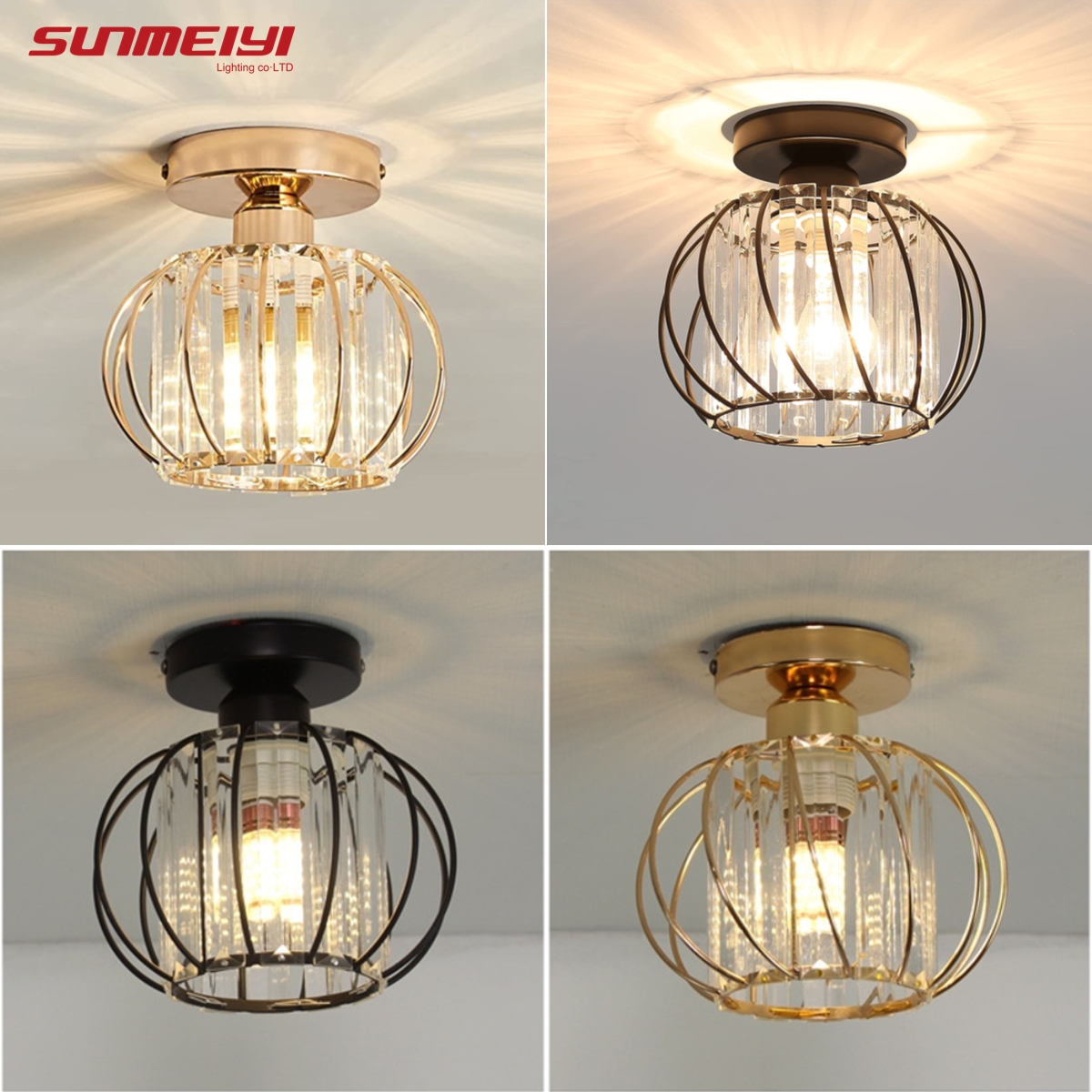 Nordic Moderne K9 Kristall Decke Lichter Innen Decke Lampe Flur Treppen Schlafzimmer Glanz Esszimmer Leuchten Wohnkultur