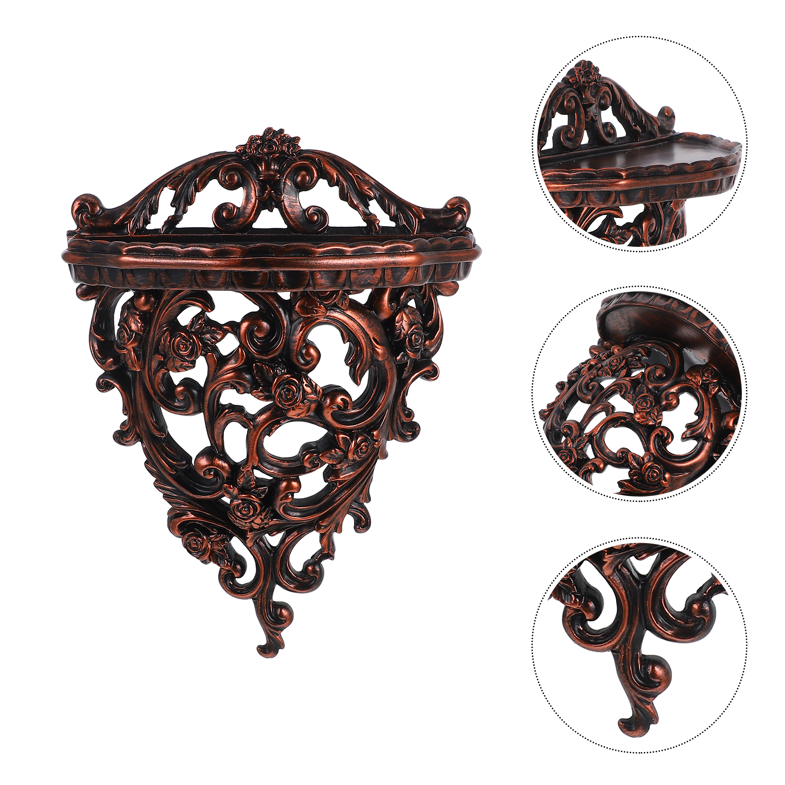 Metall Farbe Wand Hängen Bord Dekorative Regal Europäischen Stil Lagerung Rack Hause Kleinigkeiten Container Kinder Möbel