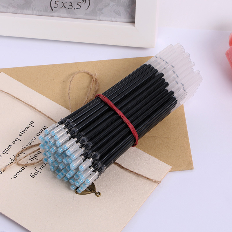 20 Cái/bộ Của Bút Gel Nạp Lại 0.5Mm Đen Xanh Đỏ Nạp Mực In Trường Đồ Văn Phòng Viết Tiếp Liệu