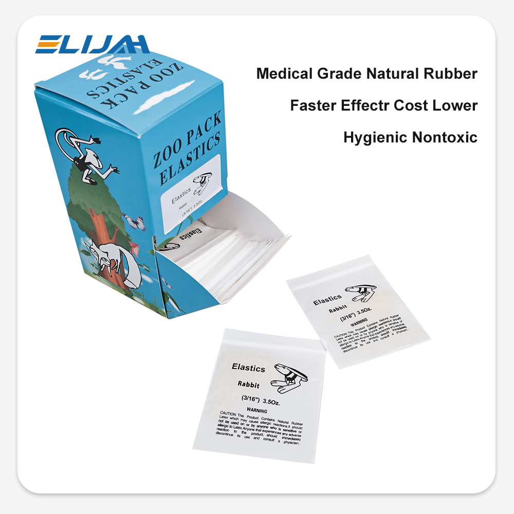 CYZ115 XYSZ 5000 ピース/箱 O リング/インターマウスゴム歯科矯正動物園パックゴムバンドラテックス結紮ネクタイ