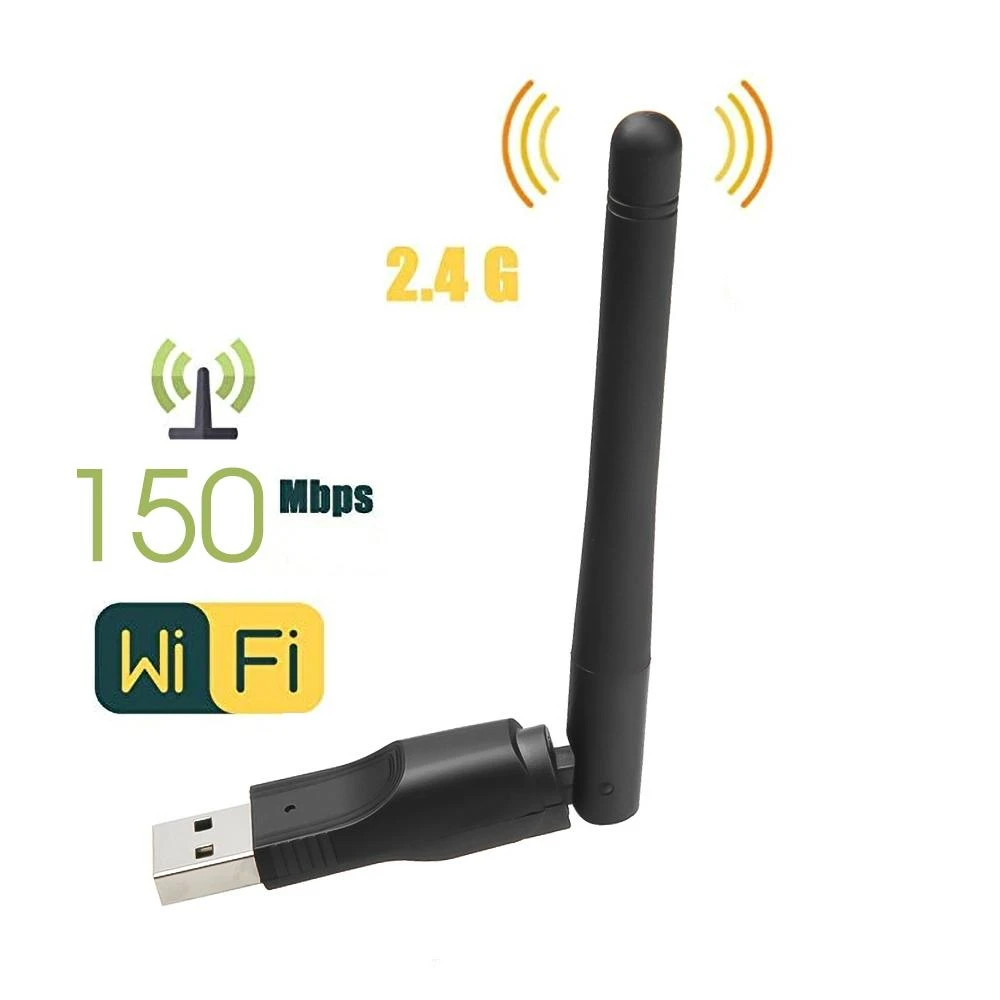 Kebidu 2,4 ГГц USB 2,0 адаптер 150 Мбит/с Wi-Fi беспроводная сетевая карта с антенным набором микросхем Ralink MT-7601 для портативных ПК оптовая продажа