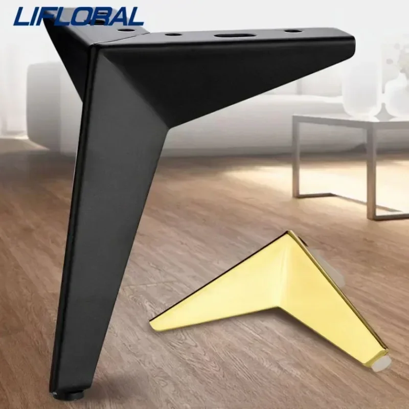 Moderne Möbelbeine, Metall, Gold, Schwarz, Eisen, Sofafüße, Tisch, Bett, Stuhl, Schreibtisch, Kommode, Schrank, Möbelstütze, Stühle, Fußhöhe