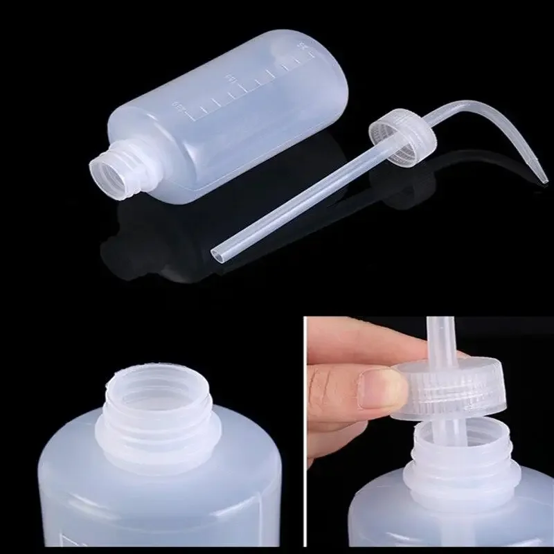 Botella medidora de plástico blanco transparente para laboratorio, herramienta de laboratorio, 250/500ml