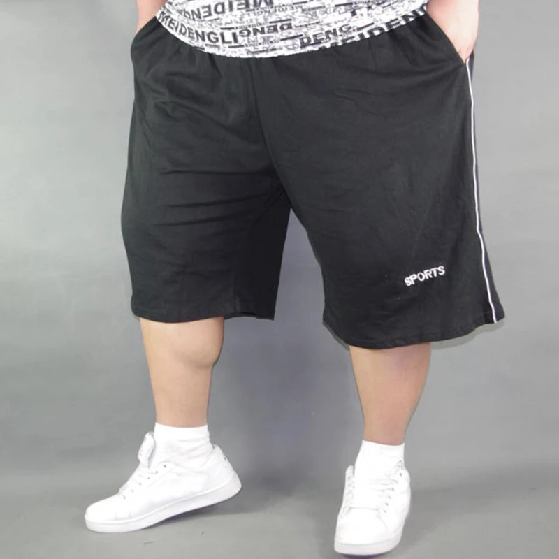 Männer plus Größe Shorts plus Größe 10XL 8XL 9XL Taille 142 cm Sommer große elastische Sport lässig lose große Größe 60 blaue Shorts