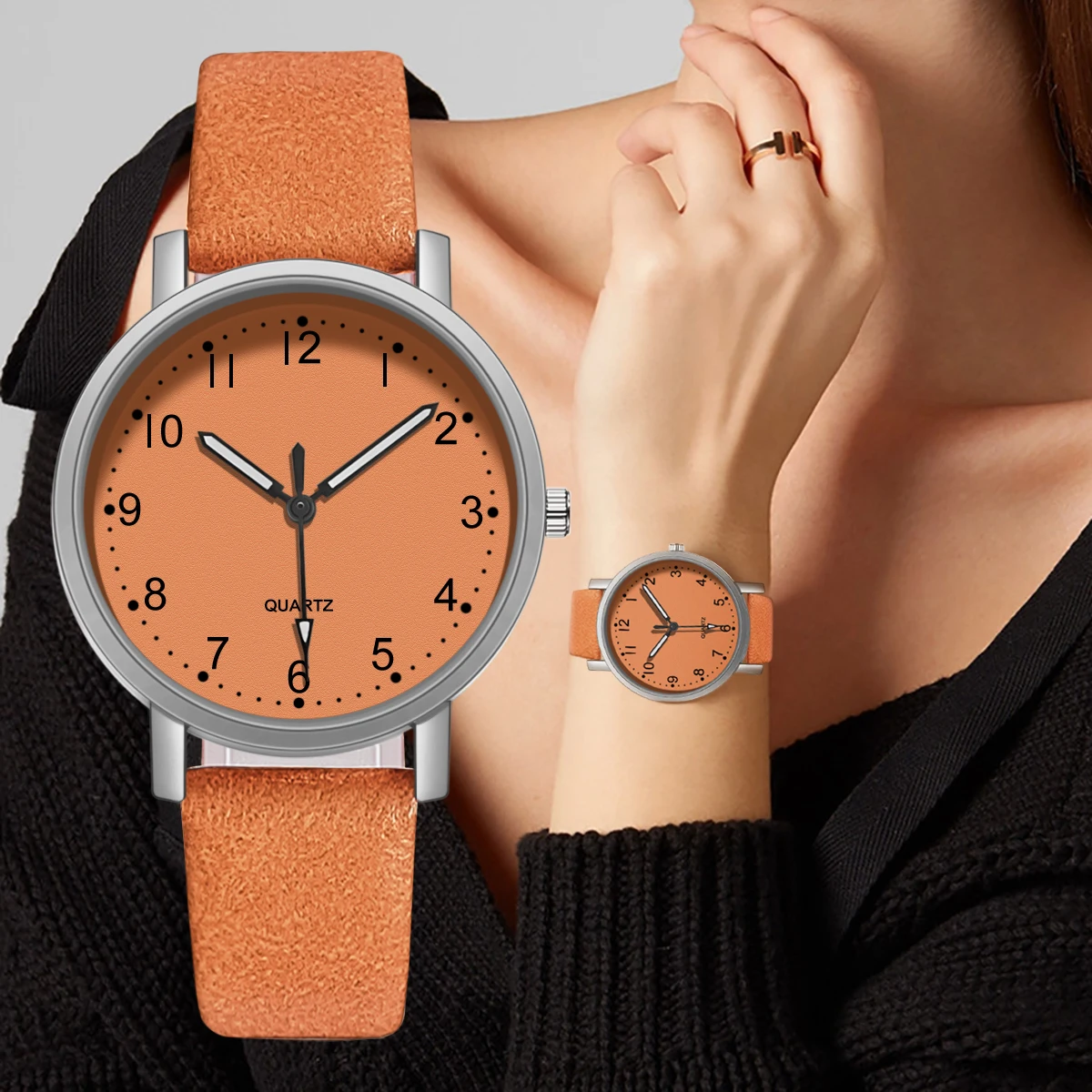 Relógio vintage para mulheres pulseira de couro relógio de pulso relógios de quartzo relógio feminino senhoras presente reloj mujer relojes de mujer