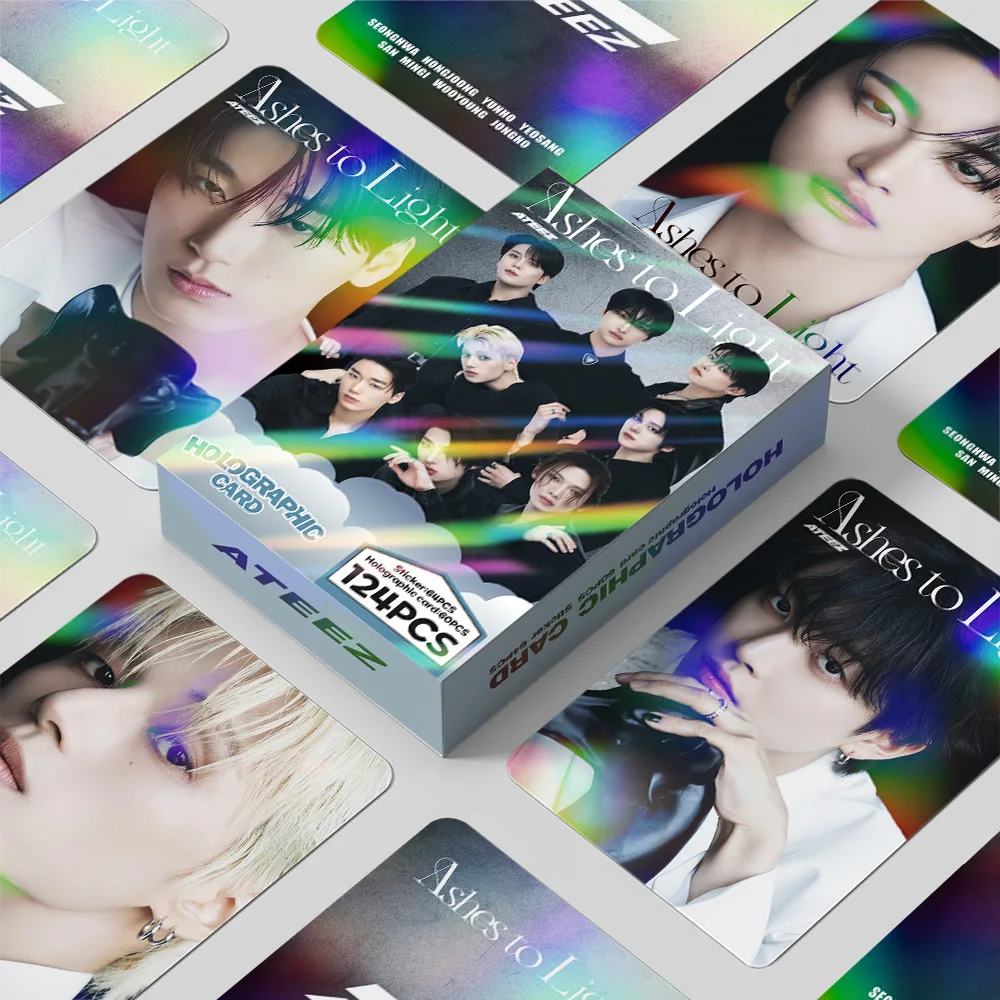 55 unids/set kpop ATEEZ Lomo tarjetas de alta calidad HD sesión fotográfica nuevo álbum tarjeta Zero: fiebre parte 3 para colección de fans cartel regalo de seguidor