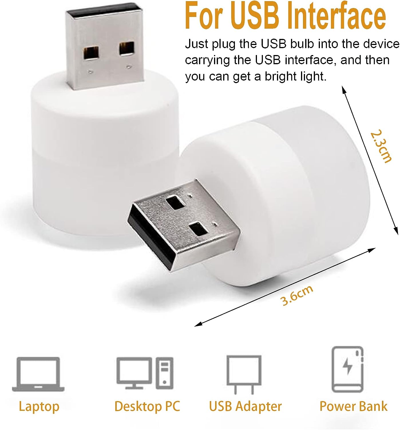 1/10pcs Mini USB Nachtlicht warmweiß Augenschutz Buch Lese lampe USB-Stecker Computer mobile Strom ladung LED Nacht lampe