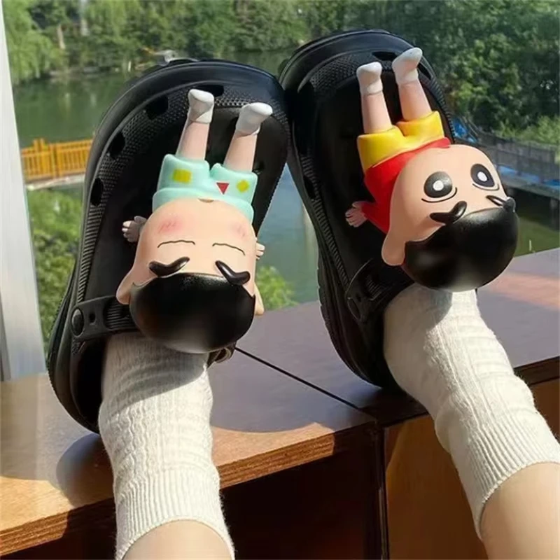รองเท้าแตะ3D รูปการ์ตูนน่ารักมีสไตล์ขนาดเล็กสำหรับเด็กผู้ชายและเด็กผู้หญิงรองเท้าแตะแบบทำมือและของประดับตกแต่งแบบตลกของขวัญวันหยุดสำหรับเด็กผู้ชายและเด็กผู้หญิง