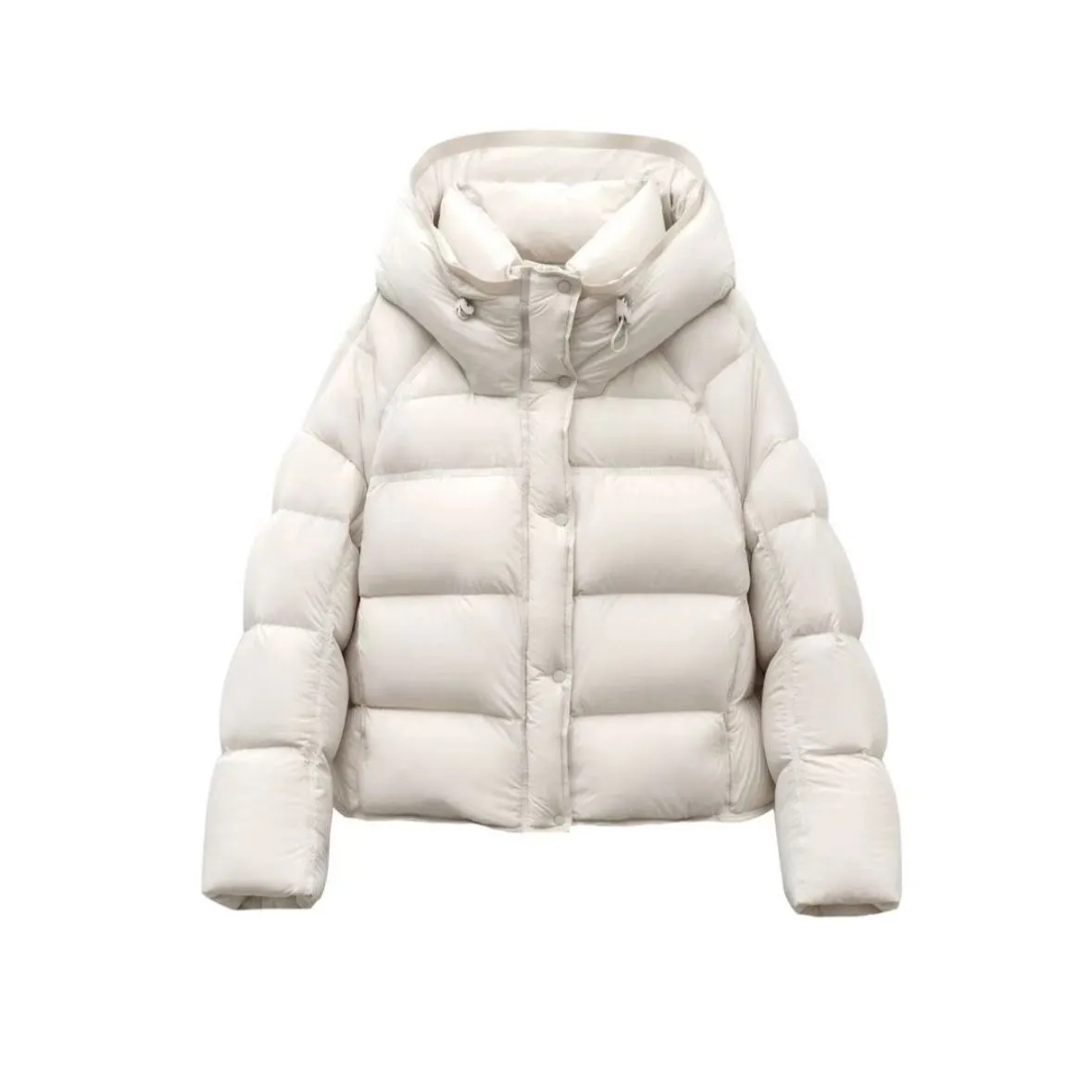 2025 novas mulheres jaqueta de algodão acolchoado inverno curto com capuz solto casaco de algodão coreano parkas casaco sólido outwear feminino puffer