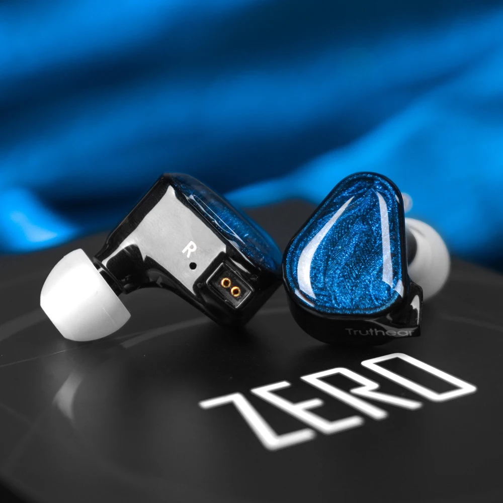 TRUTHEAR x Crinacle ZERO Auriculares Dual Dynamic Drivers IEMs con 0,78 Cable de 2 pines Juego BassEarbuds