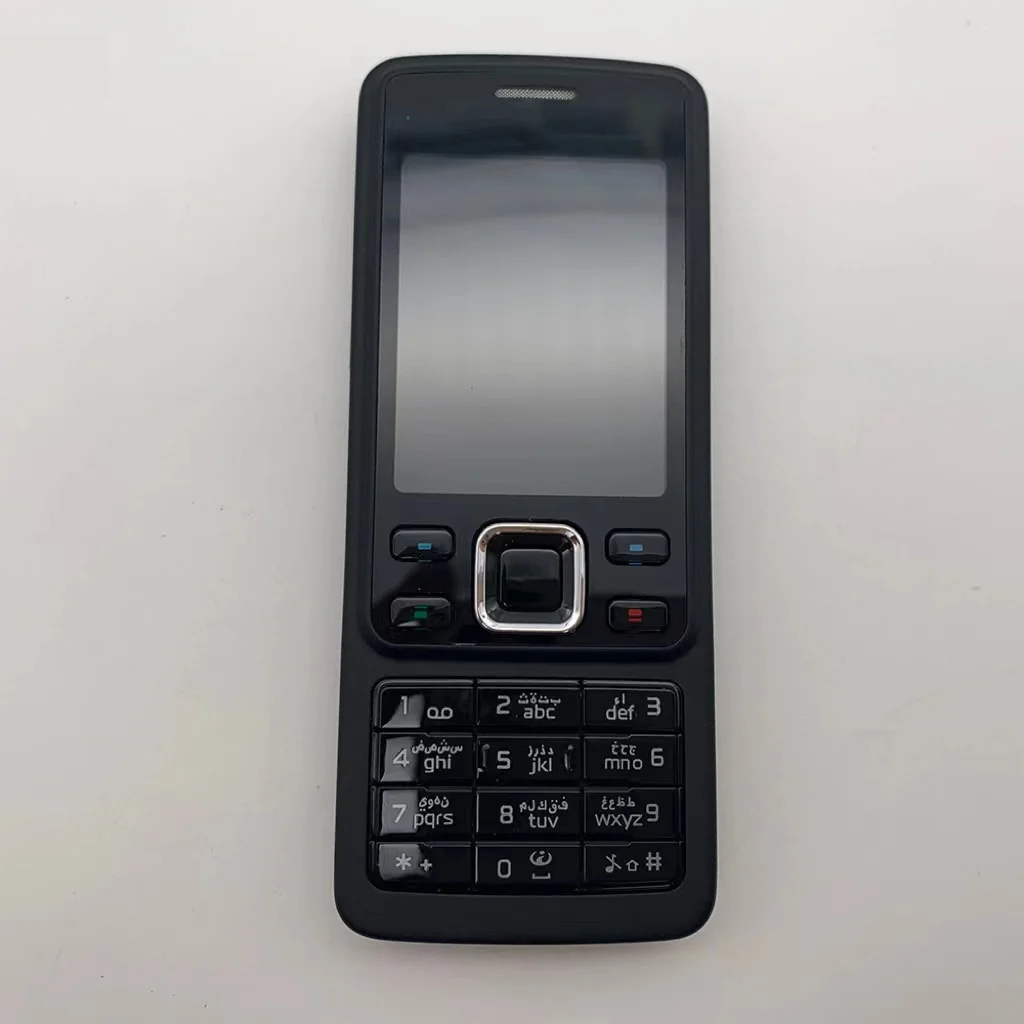 Original Unlocked 6300 2MP Bluetooth Loudspeaker Cell Phone Russian Arabic Hebrew Keyboard Made in Finland