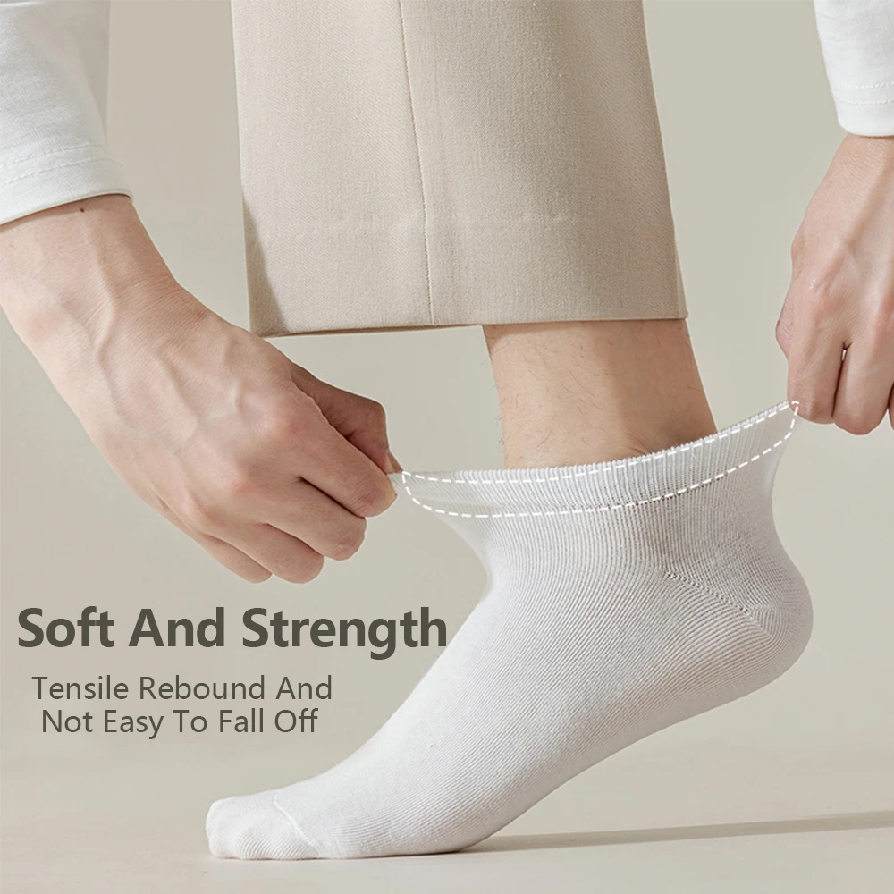 95% gekämmte Baumwoll socken Männer Business Kleid kurze Socken weiche atmungsaktive Frühling Sommer bunte Socke für Mann 5 paare/los Söckchen