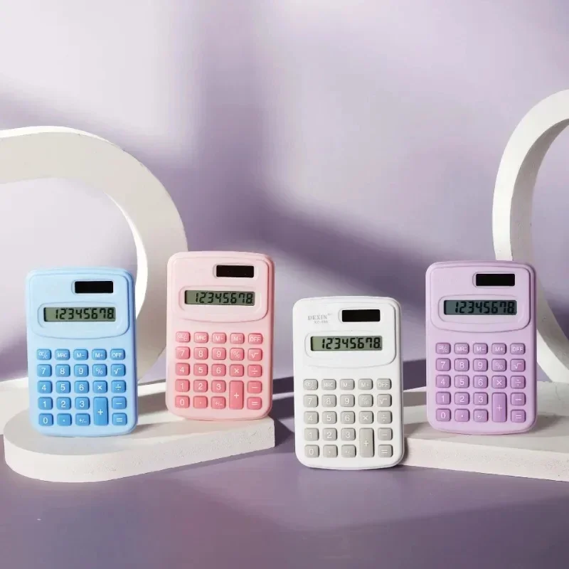 Mini-Rechner Silent Calculator Mini Edition Lern assistent tragbarer Rechner zurück zu Schul material Schüler/Finanzen