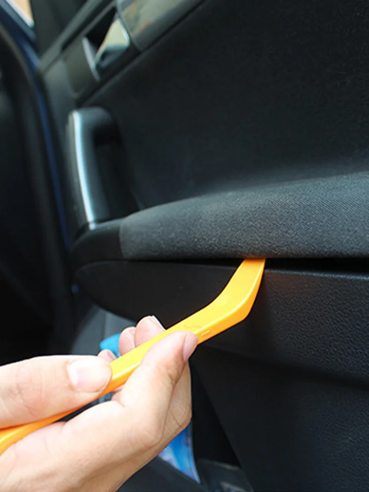 4 ชิ้นรถเครื่องมือกําจัดรถวิทยุแผงประตูคลิป Trim Dash Auto วิทยุกําจัด Pry เครื่องมือรถยนต์ภายในถอดชุด